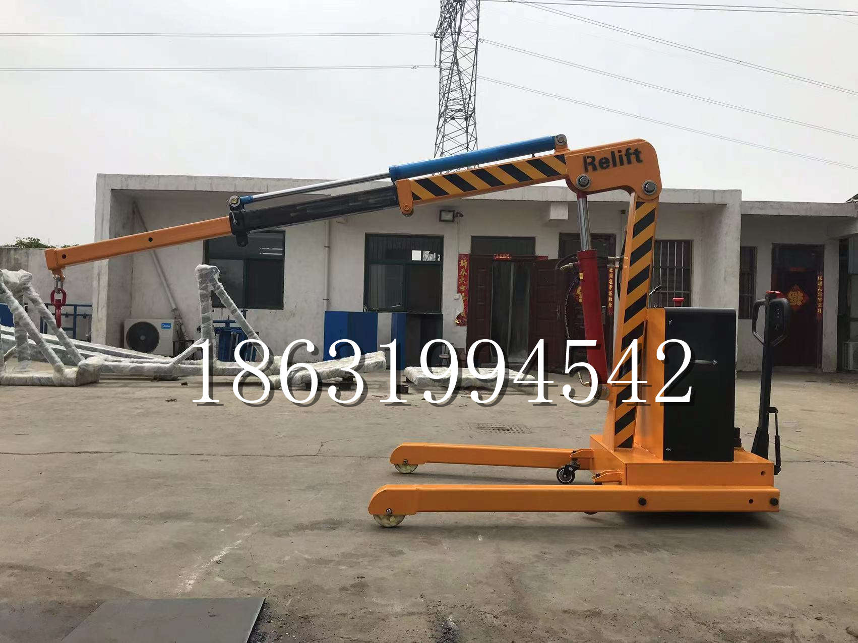 西区久征定做3吨三轮随车吊 农用园林绿化移树吊 平板工程用小吊机