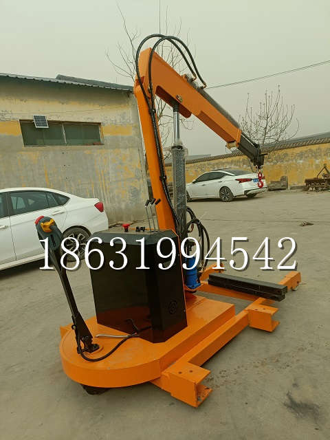 西区自卸车厢随车吊 自制轮式四不像起重机 四驱平板吊 5吨 贵盛